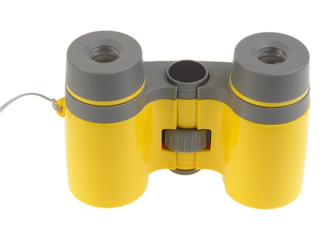 Бинокль Veber Эврика 3х28Y желтый