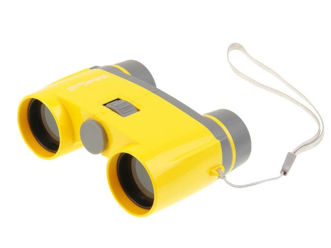 Бинокль Veber Эврика 3х28Y желтый