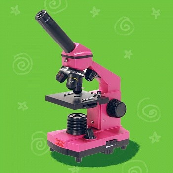 Микроскоп школьный Микромед Эврика 40х-400х в кейсе (фуксия) Микроскоп школьный Микромед Эврика 40х-400х в кейсе (фуксия)
