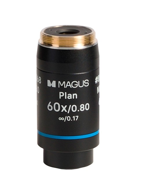 Объектив MAGUS 60PL60 Plan 60х/0,80∞/0,17 H60 мм Объектив MAGUS 60PL60 Plan 60х/0,80∞/0,17 H60 мм