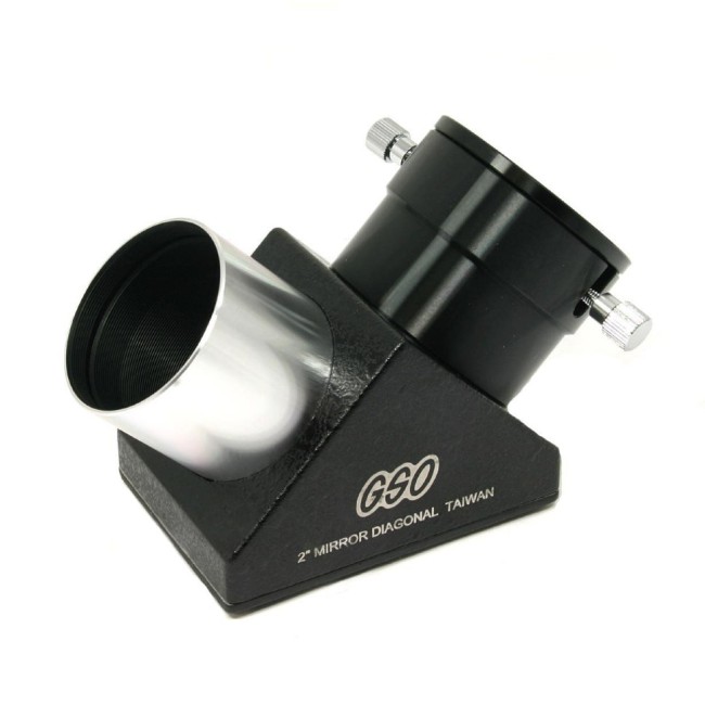 Диагональное зеркало GSO 90° 2" с 1,25" адаптером Диагональное зеркало GSO 90° 2" с 1,25" адаптером