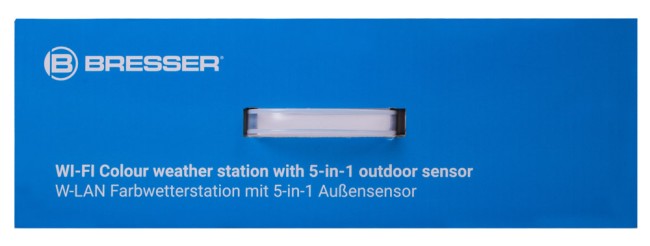 Метеостанция Bresser 5-в-1 Wi-Fi с цветным дисплеем Метеостанция Bresser 5-в-1 Wi-Fi с цветным дисплеем