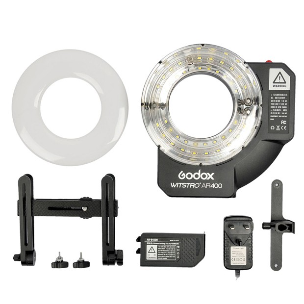 Вспышка кольцевая Godox Witstro AR400 аккумуляторная Вспышка кольцевая Godox Witstro AR400 аккумуляторная