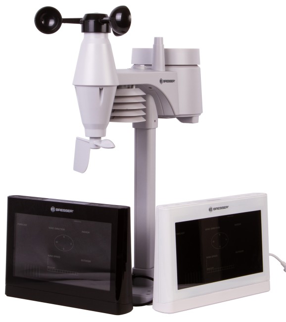 Метеостанция Bresser Comfort «5 в 1» с цветным дисплеем, черная Метеостанция Bresser Comfort «5 в 1» с цветным дисплеем, черная