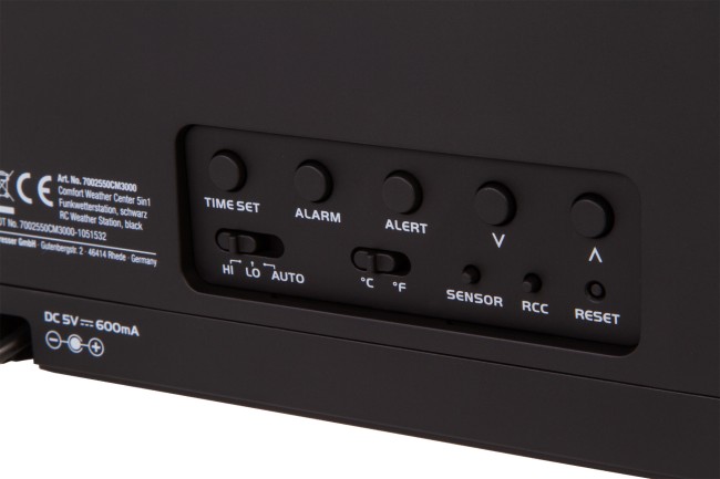 Метеостанция Bresser Comfort «5 в 1» с цветным дисплеем, черная Метеостанция Bresser Comfort «5 в 1» с цветным дисплеем, черная