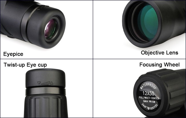 Монокуляр SVBONY 12x50 (SV45)