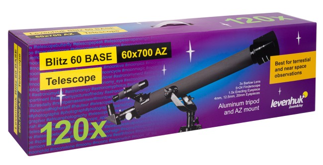 Телескоп Levenhuk Blitz 60 BASE Телескоп Levenhuk Blitz 60 BASE