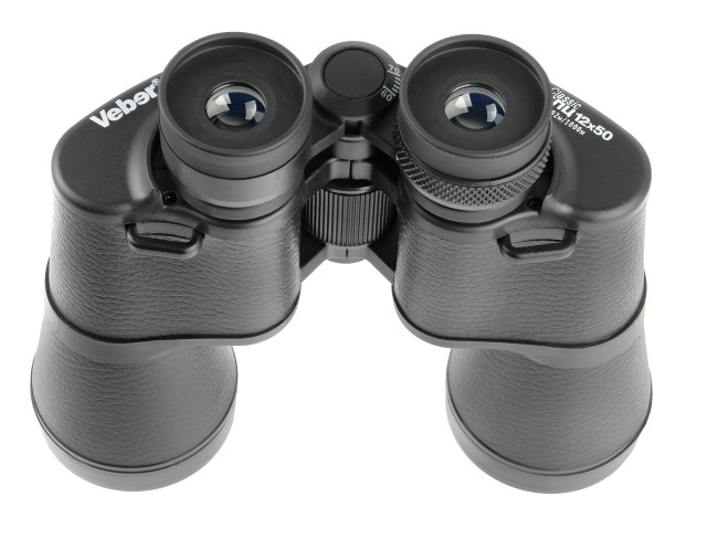 Бинокль Veber Classic БПЦ 12x50 VL черный, кожа