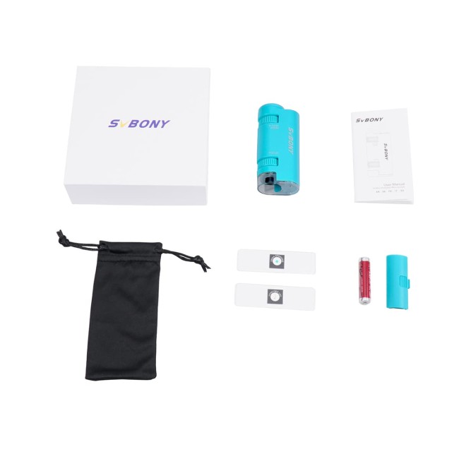 Портативный микроскоп SVBONY SV603 60-120x (синий) Портативный микроскоп SVBONY SV603 60-120x (синий)