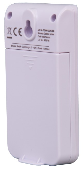 Гигрометр с часами Bresser MyClimate, белый