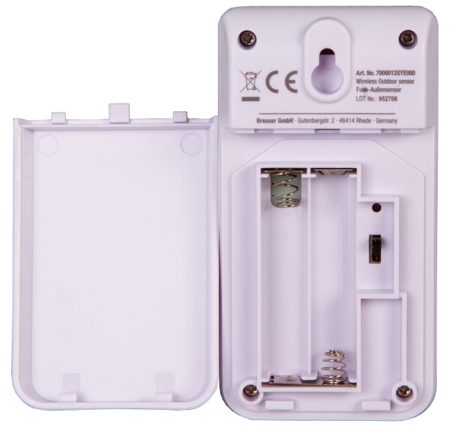 Гигрометр с часами Bresser MyClimate, белый