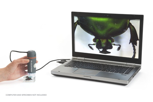 Портативный цифровой микроскоп Celestron Pro