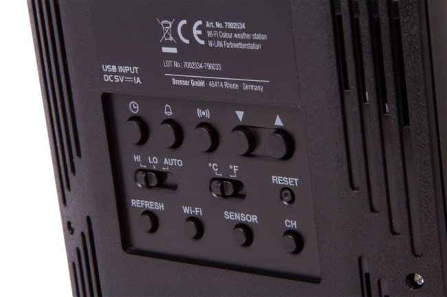 Метеостанция Bresser «4 в 1» Wi-Fi с UV-датчиком и цветным дисплеем