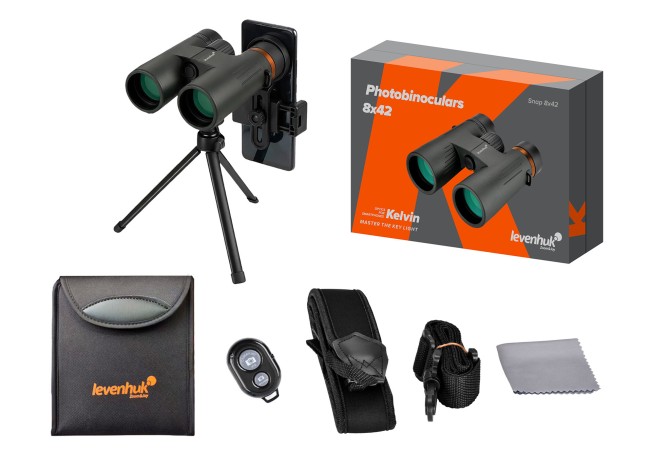 Фотобинокль Levenhuk Kelvin Snap 8x42