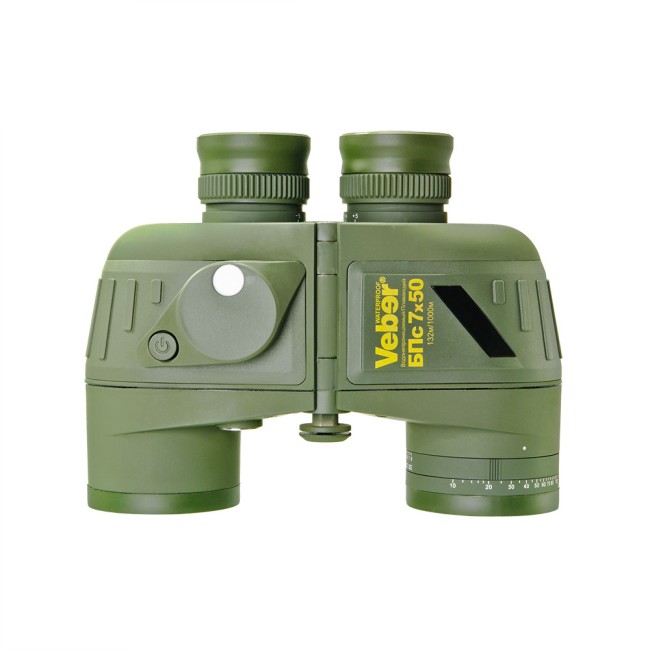 Бинокль Veber Waterproof 7x50 БПс плавающий с компасом Бинокль Veber Waterproof 7x50 БПс плавающий с компасом
