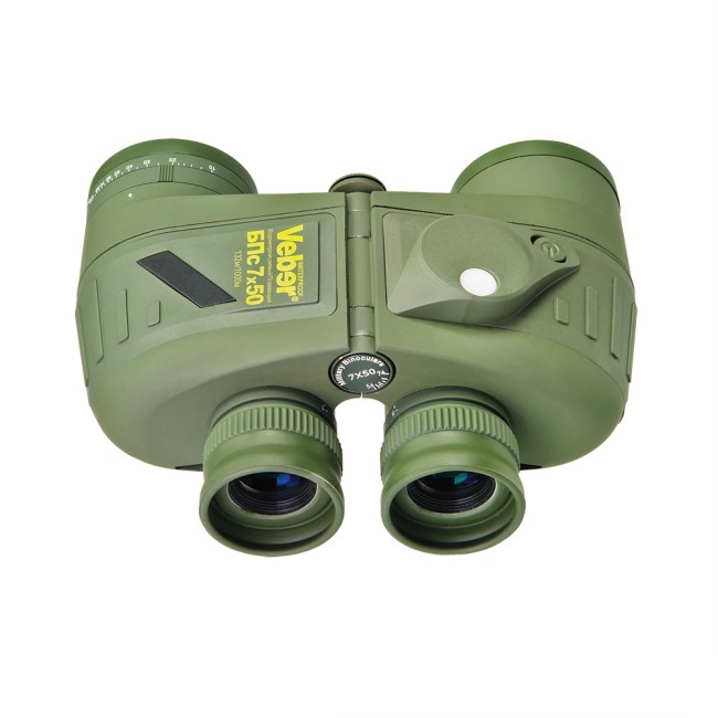 Бинокль Veber Waterproof 7x50 БПс плавающий с компасом Бинокль Veber Waterproof 7x50 БПс плавающий с компасом