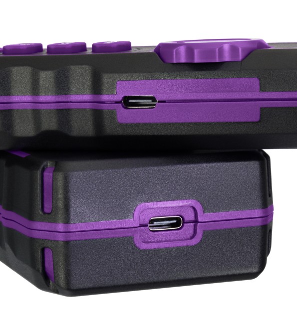 Многофункциональный кабельный тестер Ermenrich NetGeeks NP60, фиолетовый