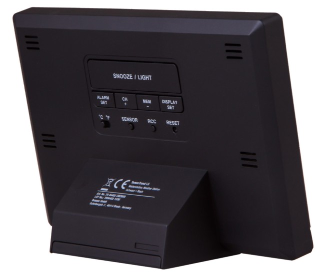 Метеостанция Bresser TemeoTrend LG с радиоуправлением, черная Метеостанция Bresser TemeoTrend LG с радиоуправлением, черная