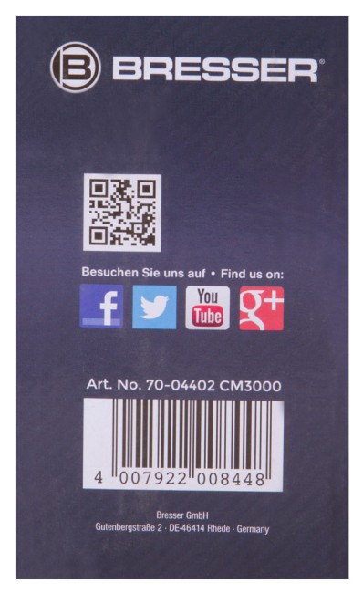 Метеостанция Bresser TemeoTrend LG с радиоуправлением, черная Метеостанция Bresser TemeoTrend LG с радиоуправлением, черная