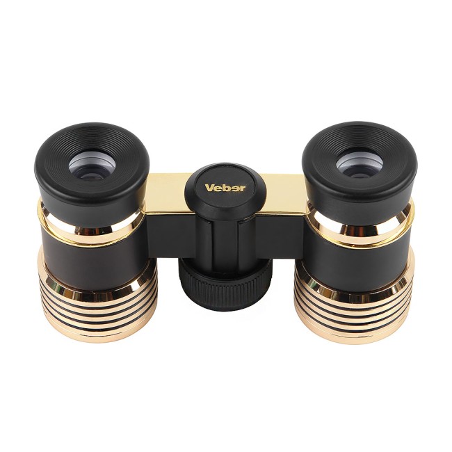 Бинокль Veber БГЦ 3x27 (черный/золото с фокусировкой) Бинокль Veber БГЦ 3x27 (черный/золото с фокусировкой)