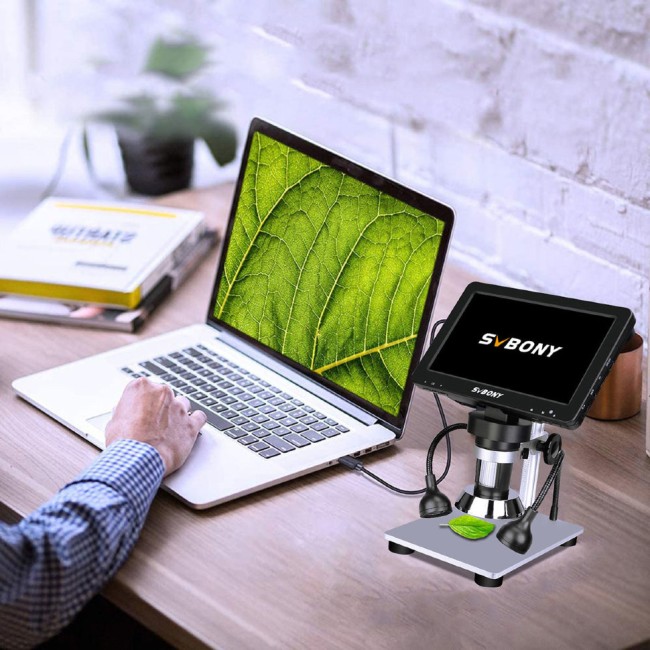 Цифровой микроскоп SVBONY с LCD-дисплеем SV604 Цифровой микроскоп SVBONY с LCD-дисплеем SV604