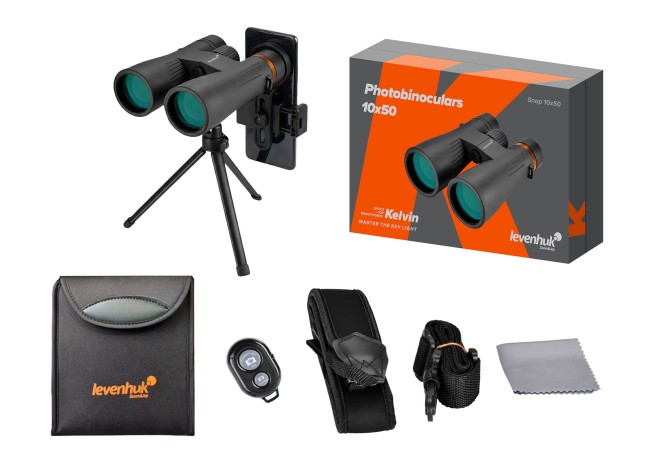 Фотобинокль Levenhuk Kelvin Snap 10x50