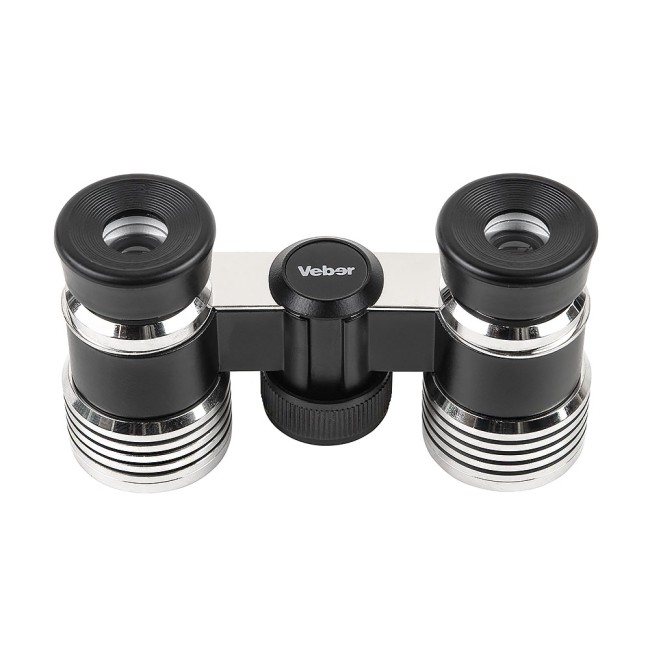 Бинокль Veber БГЦ 3x27 (черный/серебро с фокусировкой)