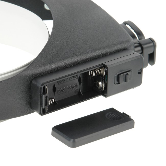 Лупа Veber MG81007-P налобная с подсветкой Лупа Veber MG81007-P налобная с подсветкой