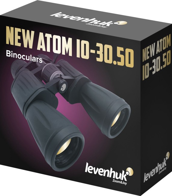 Бинокль Levenhuk New Atom 10–30x50