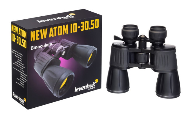 Бинокль Levenhuk New Atom 10–30x50