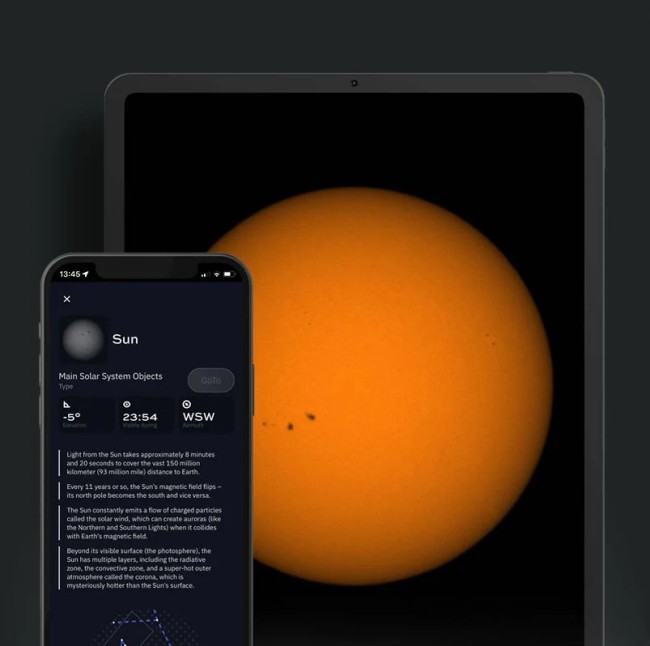 Солнечный фильтр для телескопов Unistellar Odyssey (82мм)