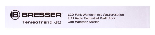 Метеостанция (настенные часы) Bresser TemeoTrend JC LCD с радиоуправлением, белая Метеостанция (настенные часы) Bresser TemeoTrend JC LCD с радиоуправлением, белая