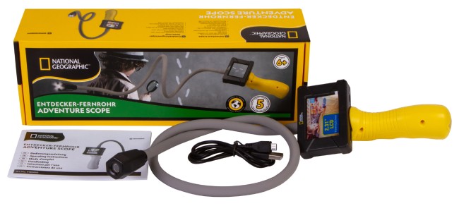 Камера эндоскопическая Bresser National Geographic экраном и подсветкой, детская