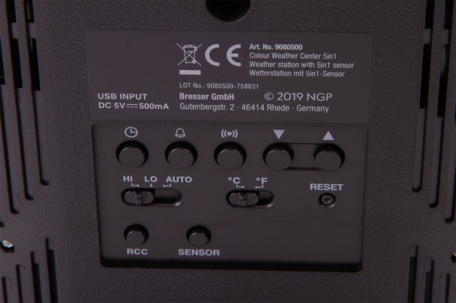 Метеостанция Bresser National Geographic «5 в 1» с цветным экраном Метеостанция Bresser National Geographic «5 в 1» с цветным экраном