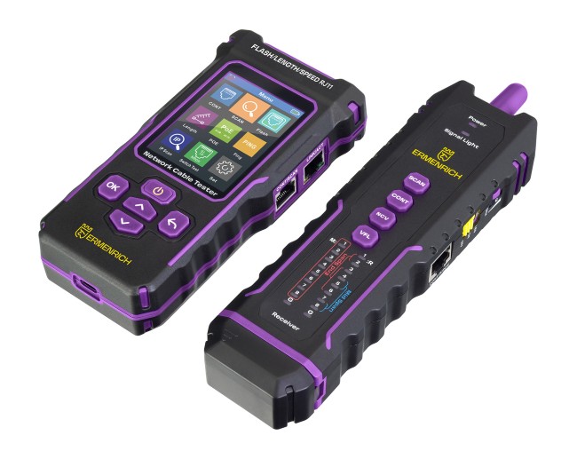 Многофункциональный кабельный тестер Ermenrich NetGeeks NP50