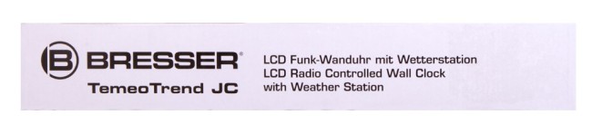 Метеостанция (настенные часы) Bresser TemeoTrend JC LCD с радиоуправлением, серебристая Метеостанция (настенные часы) Bresser TemeoTrend JC LCD с радиоуправлением, серебристая