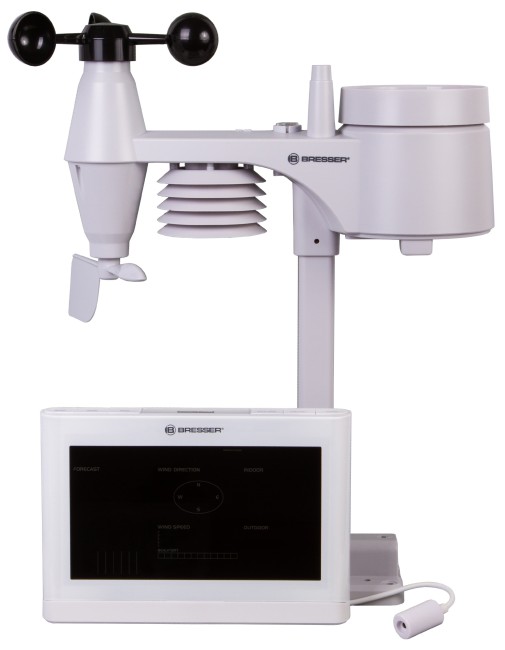 Метеостанция Bresser Comfort «5 в 1» с цветным дисплеем, белая Метеостанция Bresser Comfort «5 в 1» с цветным дисплеем, белая