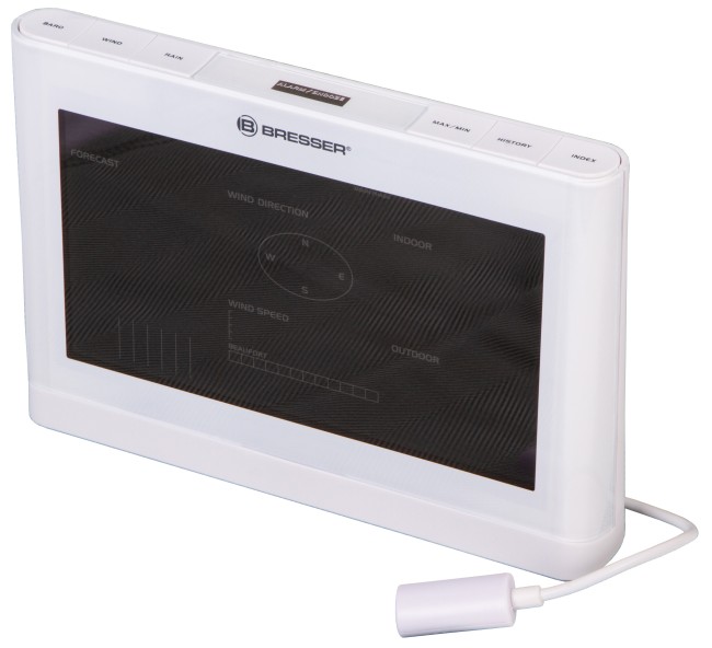 Метеостанция Bresser Comfort «5 в 1» с цветным дисплеем, белая Метеостанция Bresser Comfort «5 в 1» с цветным дисплеем, белая