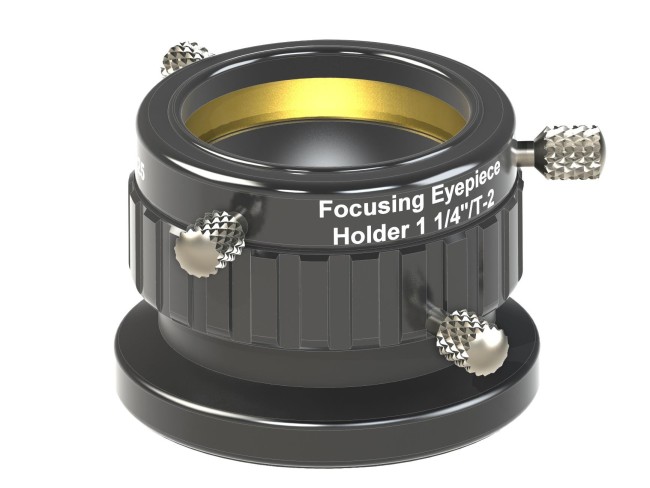 Адаптер Baader Planetarium с резьбы Т2 на 1,25" с микрофокусировщиком Адаптер Baader Planetarium с резьбы Т2 на 1,25" с микрофокусировщиком