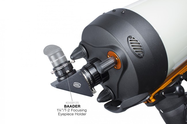 Адаптер Baader Planetarium с резьбы Т2 на 1,25" с микрофокусировщиком Адаптер Baader Planetarium с резьбы Т2 на 1,25" с микрофокусировщиком