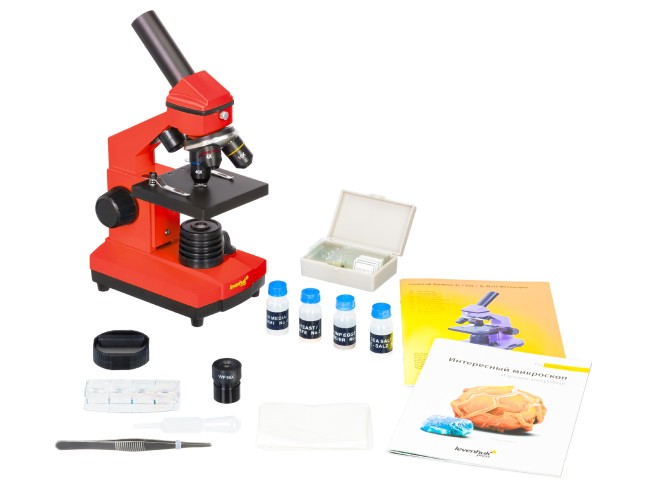 Микроскоп Levenhuk Rainbow 2L PLUS Orange\Апельсин Микроскоп Levenhuk Rainbow 2L PLUS Orange\Апельсин