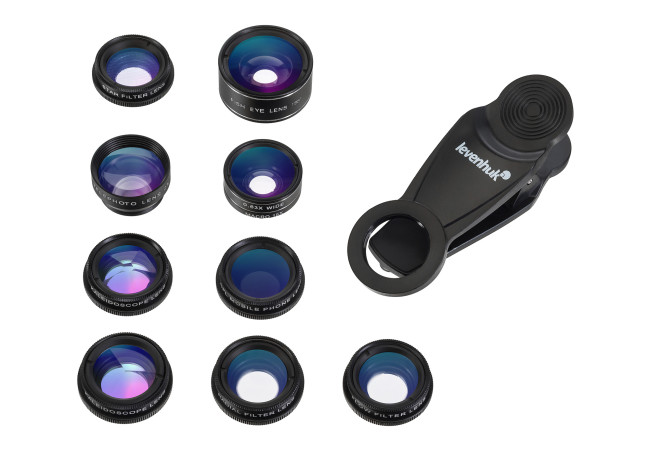 Набор объективов для смартфона Levenhuk Lens S10