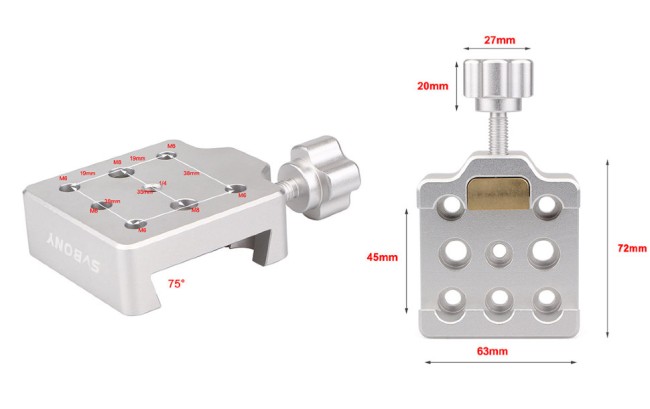 Крепление SVBONY для ласточкина хвоста (среднего размера)
