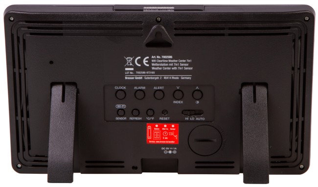 Метеостанция Bresser ClearView «7 в 1» Wi-Fi Метеостанция Bresser ClearView «7 в 1» Wi-Fi