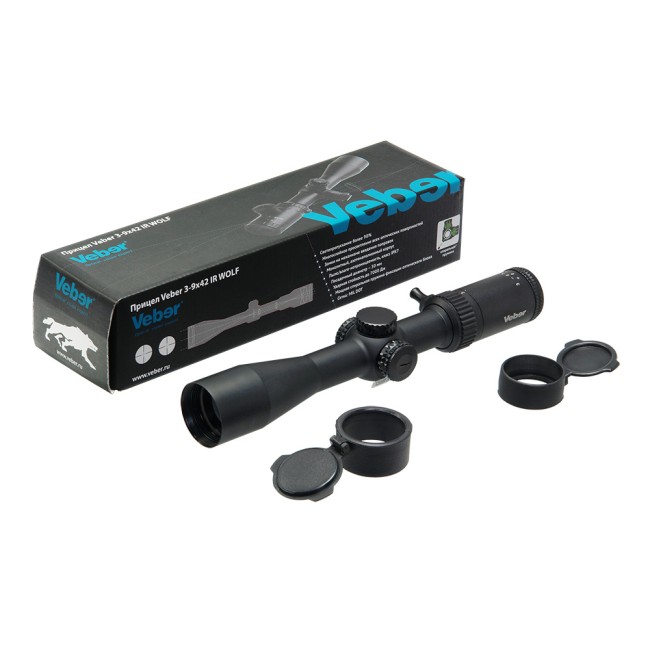 Прицел оптический Veber Wolf 3-9x42 IR Прицел оптический Veber Wolf 3-9x42 IR