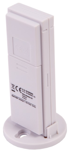 Часы настенные Bresser MyTime Meteotime LCD, черные