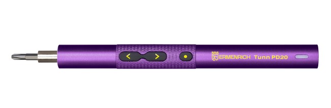 Отвертка для точных работ Ermenrich Tunn PD20, фиолетовый