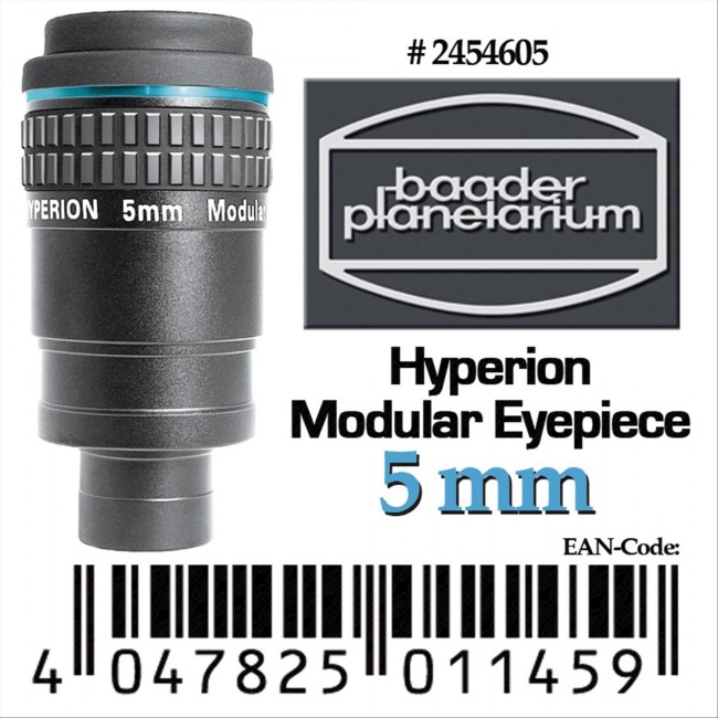 Окуляр Baader Planetarium Hyperion 5 мм, 1,25"-2" Окуляр Baader Planetarium Hyperion 5 мм, 1,25"-2"