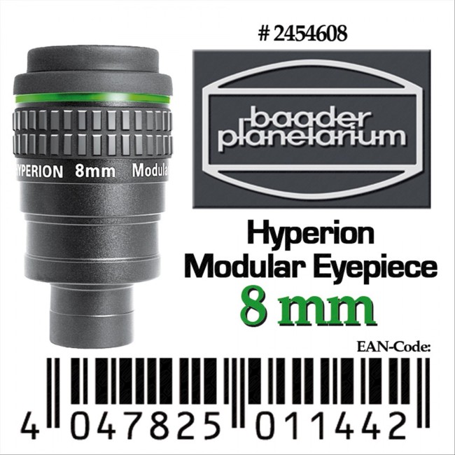 Окуляр Baader Planetarium Hyperion 8 мм, 1,25"-2"