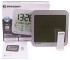 Часы настенные Bresser MyTime Meteotime LCD, серебристые Часы настенные Bresser MyTime Meteotime LCD, серебристые